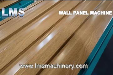 MÁQUINA FORMADORA DE PANELES DE PARED LMS